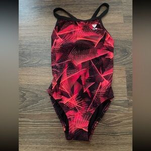 TYR black and red swim suit size 28
